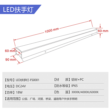 LED扶手灯-LESC-FS0001(图1)