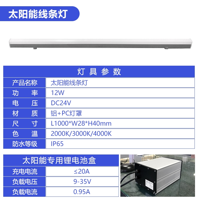 太阳能线条灯(图1)